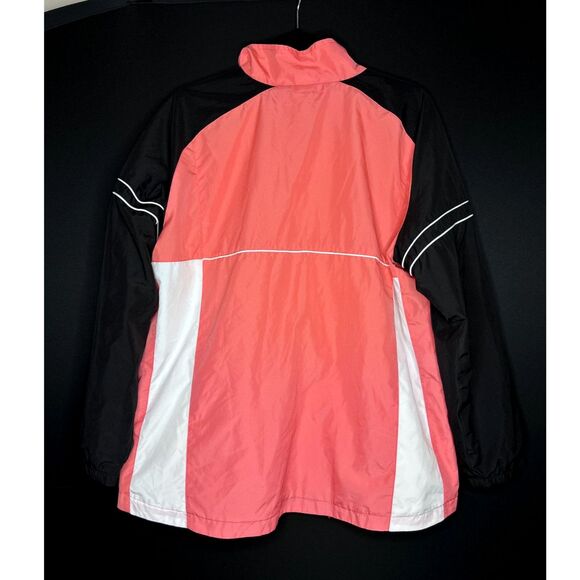 Women's JMS Pink Colorblock Windbreaker Outdoor Jacket - Size 16W - Picture 2 of 10